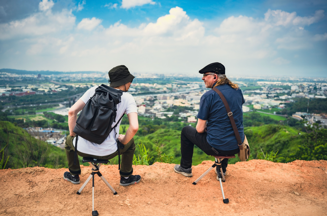 Ta-da Chair, the tripod seat cane that makes you feel vibrant
