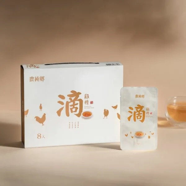 Nong Chun Xiang Essence of Chicken 8 Pack 農純鄉滴雞精 (常溫8入/盒) x 2 Pack