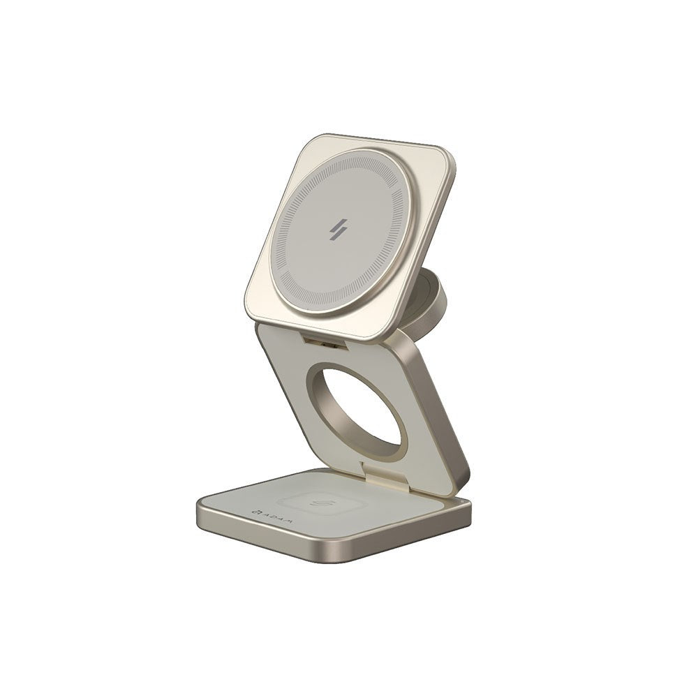 Adam elements Mag 3 Pro Qi2 3-in-1 Foldable Travel Charging Station