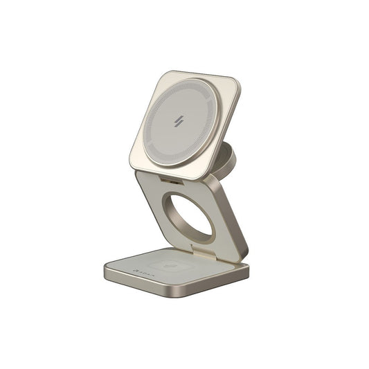 Adam elements Mag 3 Pro Qi2 3-in-1 Foldable Travel Charging Station
